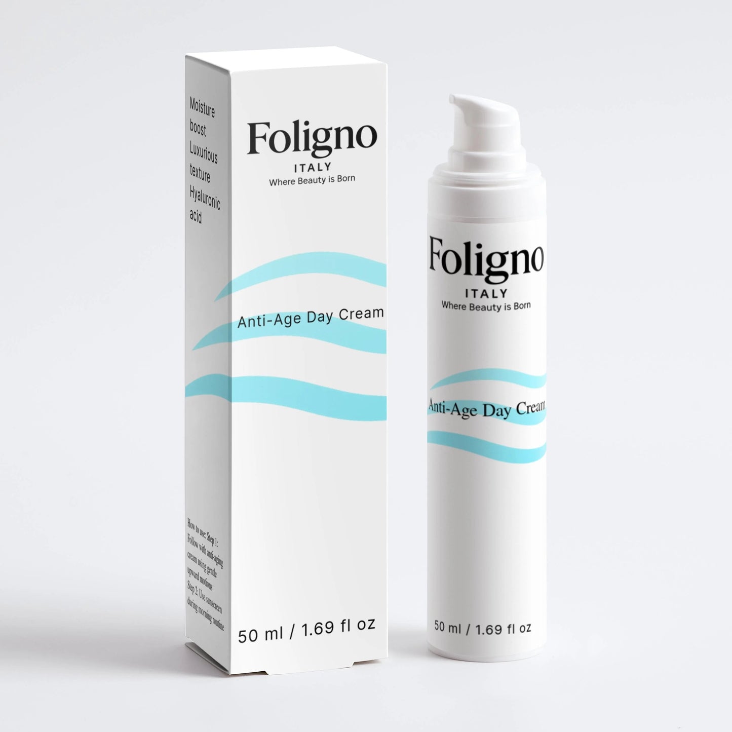 Foligno Anti-Age Day Cream packaging on a white background