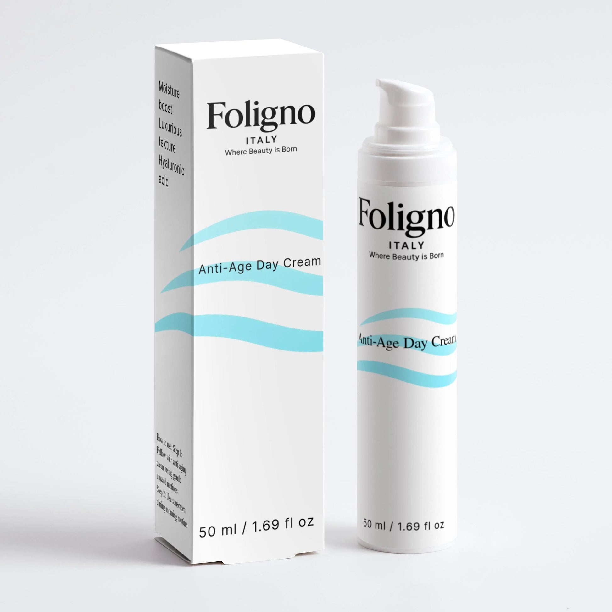 Foligno Anti-Age Day Cream packaging on a white background