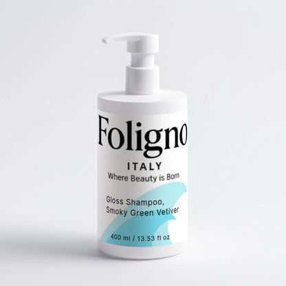 Foligno Gloss Shampoo bottle front view