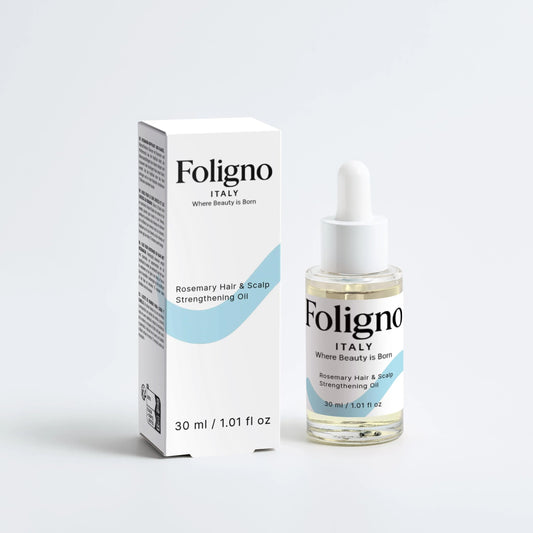 Foligno Rosemary Hair & Scalp Strengthening Oil 30 ml bottle